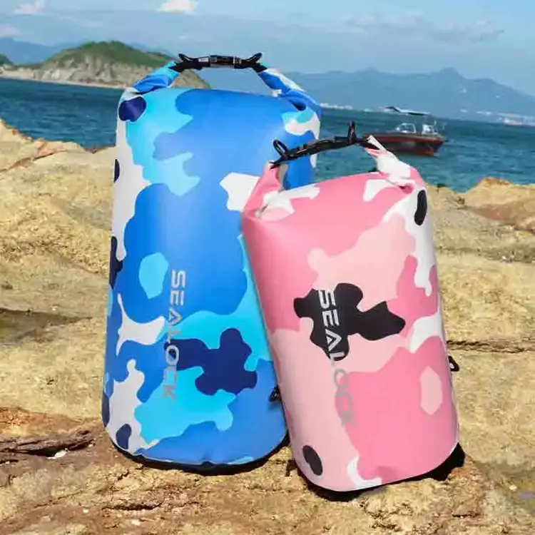 10L/20L Водоотпорна сува кеса со торбичка за одвојување на суво-влажно