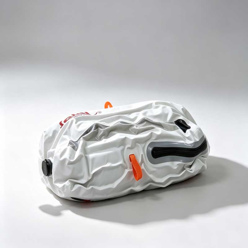 SL-P1133 compression bag fully evacuated and compressed flat