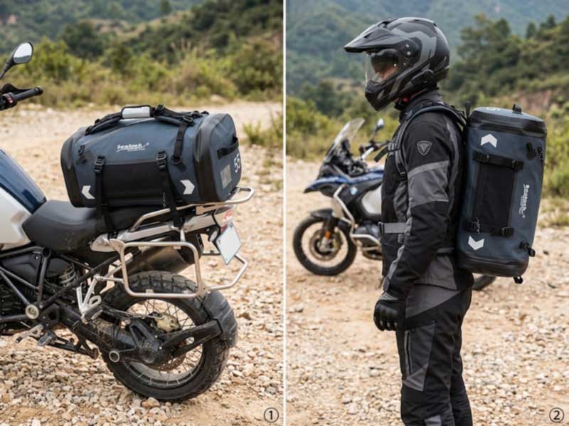 Мотоцикл Duffel Bag: Зошто патувачките Duffels не успеваат на велосипед и што е потребно за да се овозможат возење