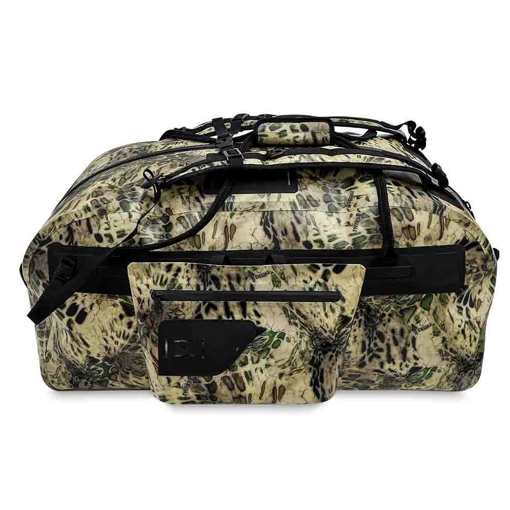 Водоотпорна Camo Duffel торба со предна торбичка што може да се одвојува (IPX6)
